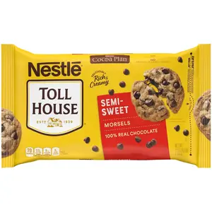 Nestle Toll House Semi-Sweet Chocolate Chips, 72 oz.
