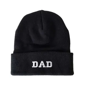 Dad Embroidered Beanie Winter Hat Dad Embroidered Beanie Winter Hat