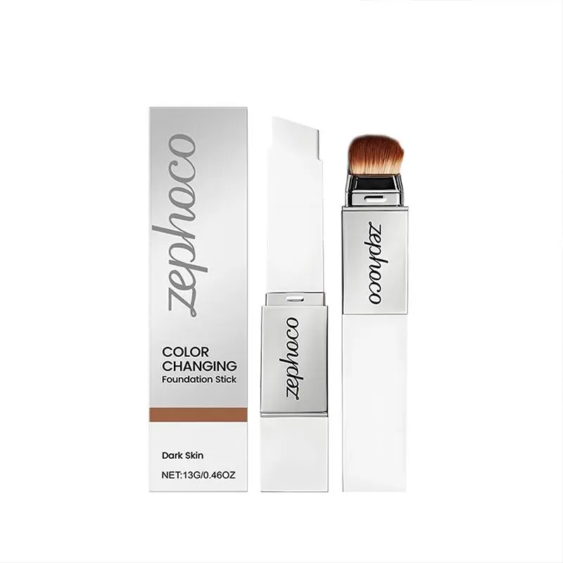 2-in-1 Color-Changing Foundation Balm for a Brightening and Sheer Finish - Powder-Free Cosmetic Makeup
