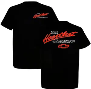 The Chevrolet Heartbeat of America Tshirt, American Muscle Car Tshirt, Full Size, Full Color, Graphic Tshirt