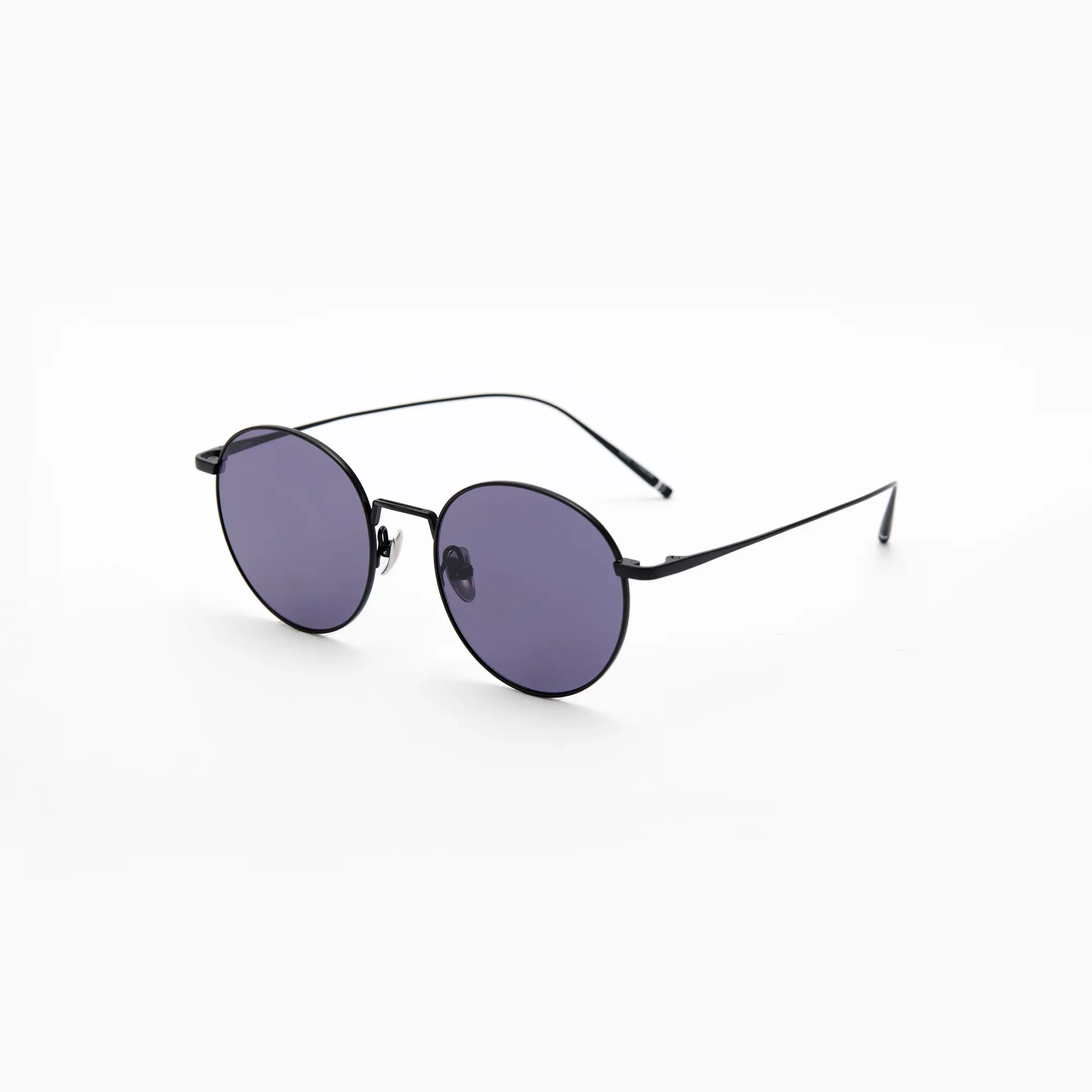 【HERA】Classic Round Full Rim Titanium Sunglasses for Men Women, Lightweight Durable Frame with UV400 Shatter-Resistant Nylon Lenses, High Quality Sunglasses, Lightweight Durable Sunglasses