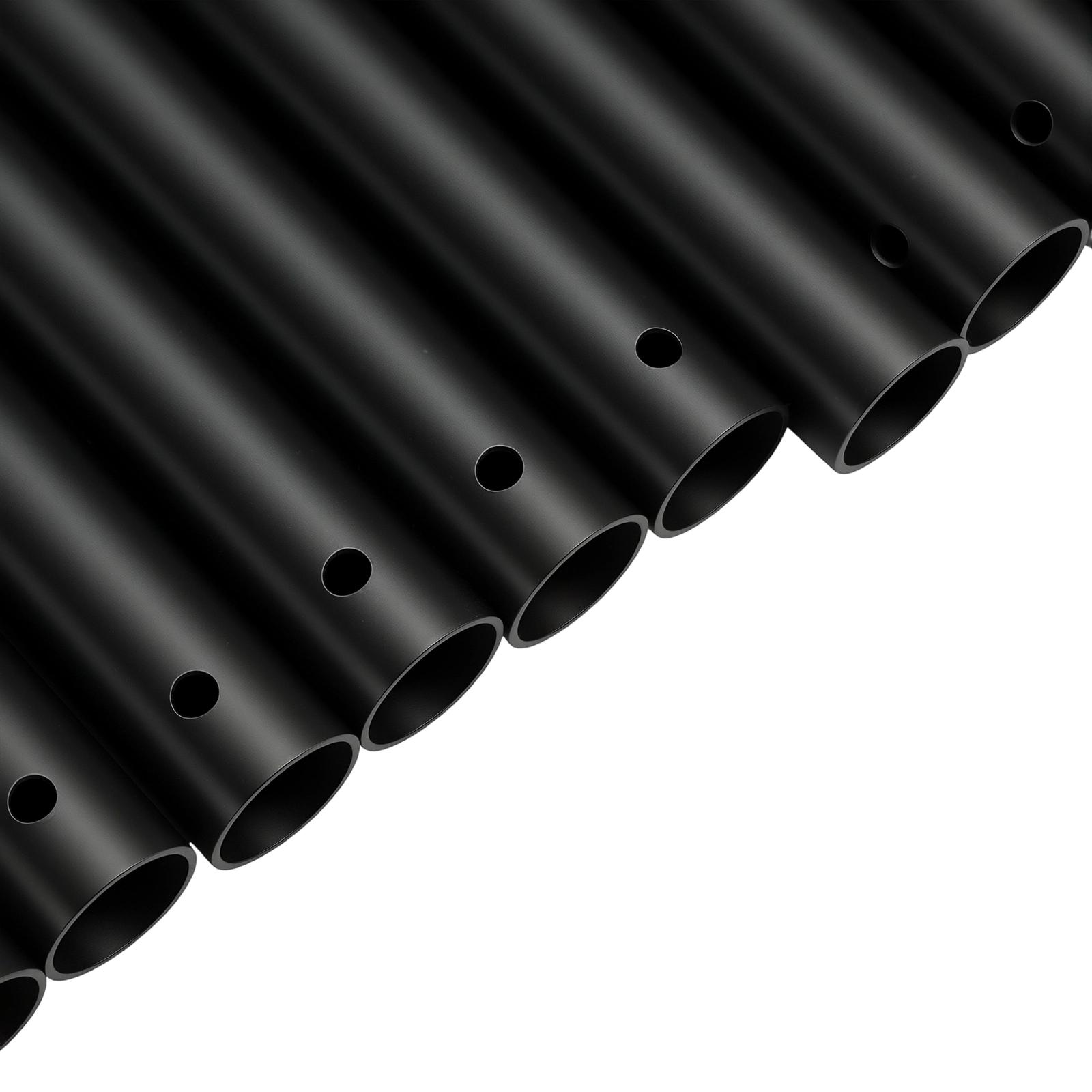 30-Piece 44-Inch Black Iron Staircase Balusters, High-Temperature Baking Paint Cuttable Railing Spindles for Wood/Composite/Aluminum Railings, for Stairs Balcony Deck Home Hotel