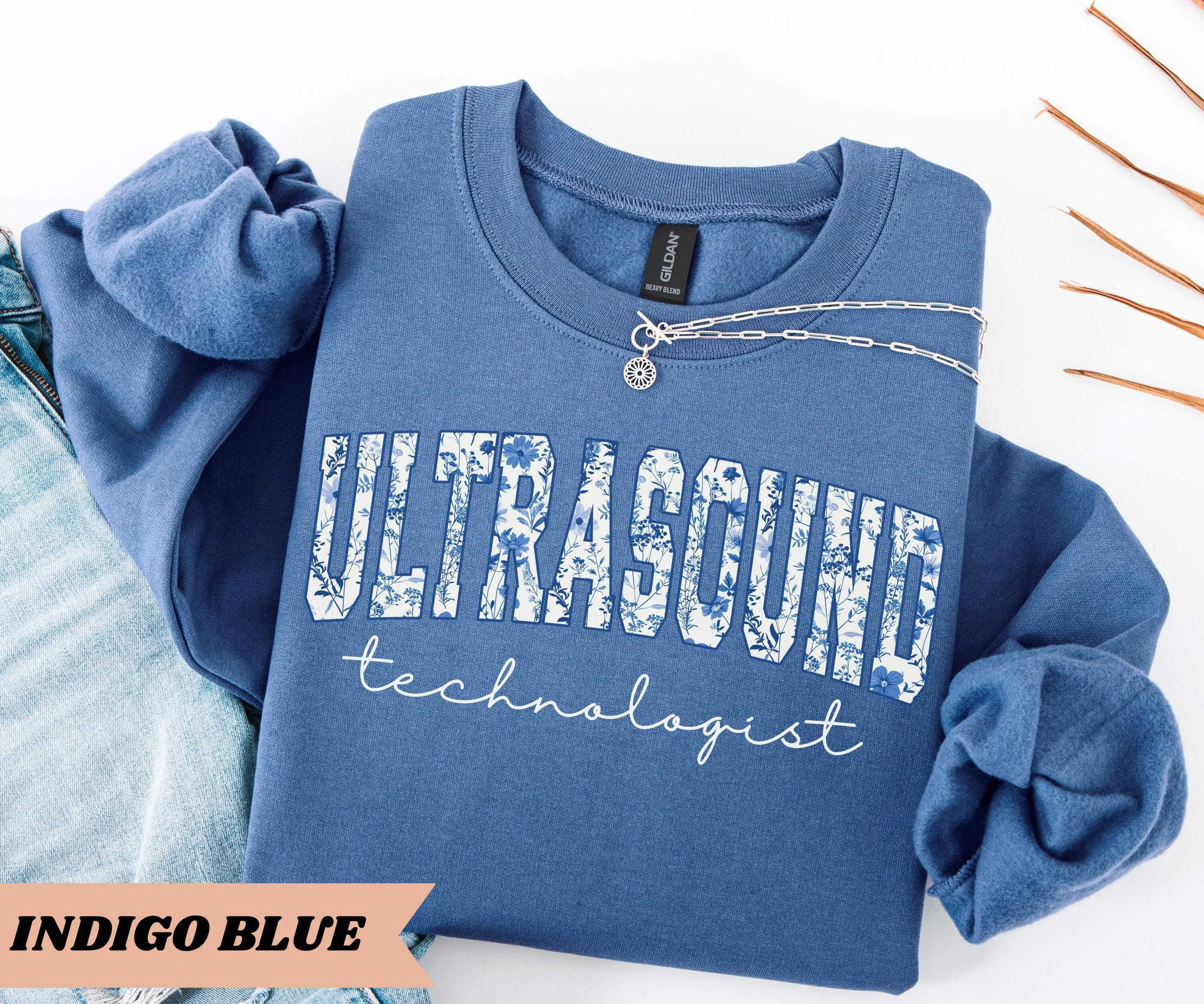 Ultrasound Tech Short sleeved T-shirt / Sweatshirt , Ultrasound Technologist Gift Sonographer Shirt Sonography Student Graduation Radiology Shirt Nurse Appreciation Crewneck Medium