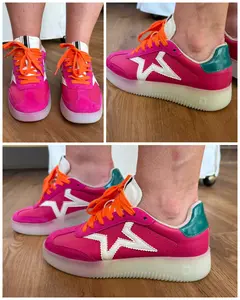 Fuchsia Fusion Platform Sneaker