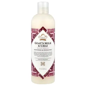 Nubian Heritage Body Wash, Goat's Milk & Chai, 13 fl oz (384 ml)