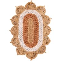 Natural White Orange Pink 2' x 3' 1