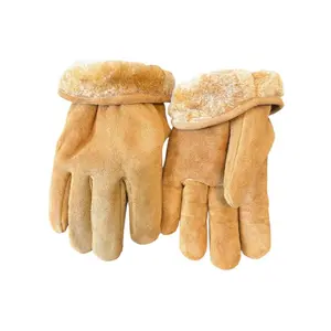 Slickman Vaquero Faux Fur Insulated Leather Glove