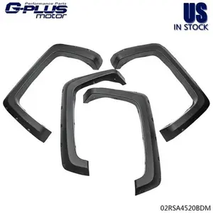 Fit For 14-18 Chevy Silverado 6.5'-8'Bed Pocket-Riveted Wheel Fender Flares 4PCS