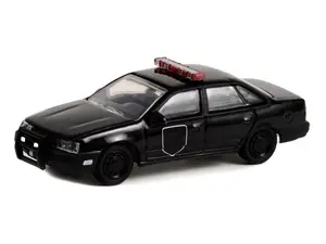 1988 Ford Taurus (Black Bandit Series 27) Diecast 1:64 Scale Model - Greenlight 28110F