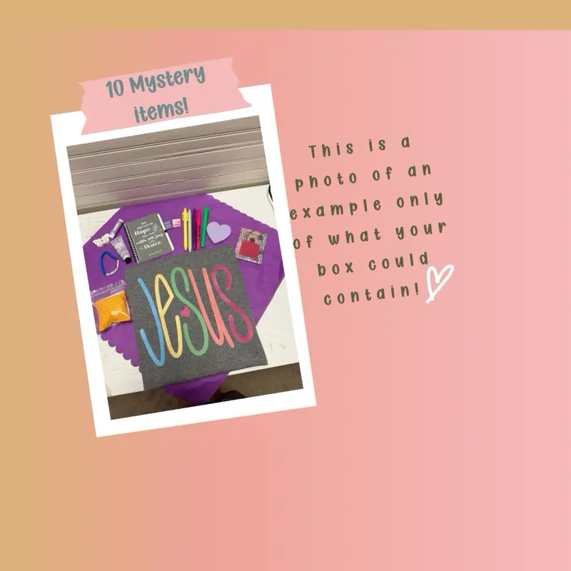 Religion FAITH BOX -You Pick A Quantity (10, 15, 20, 25) And Color. Each Item Is Hand Selected. Items Can Include: Bible Emergency Numbers Bookmark, Scripture Keychain,, Or Many Other Items That Are Designed To Encourage Your Spiritual Journey