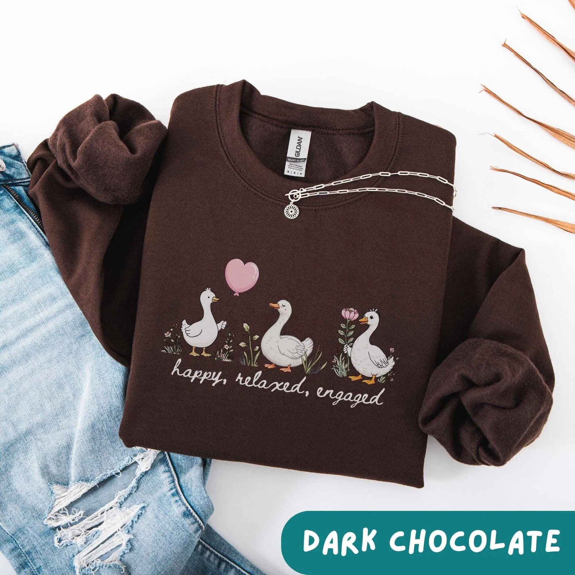 ABA Therapy Silly Goose Sweatshirt  T-shirt , Floral ABA RBT , Behavior Analyst, Special Education Teacher Gift Womenswear
