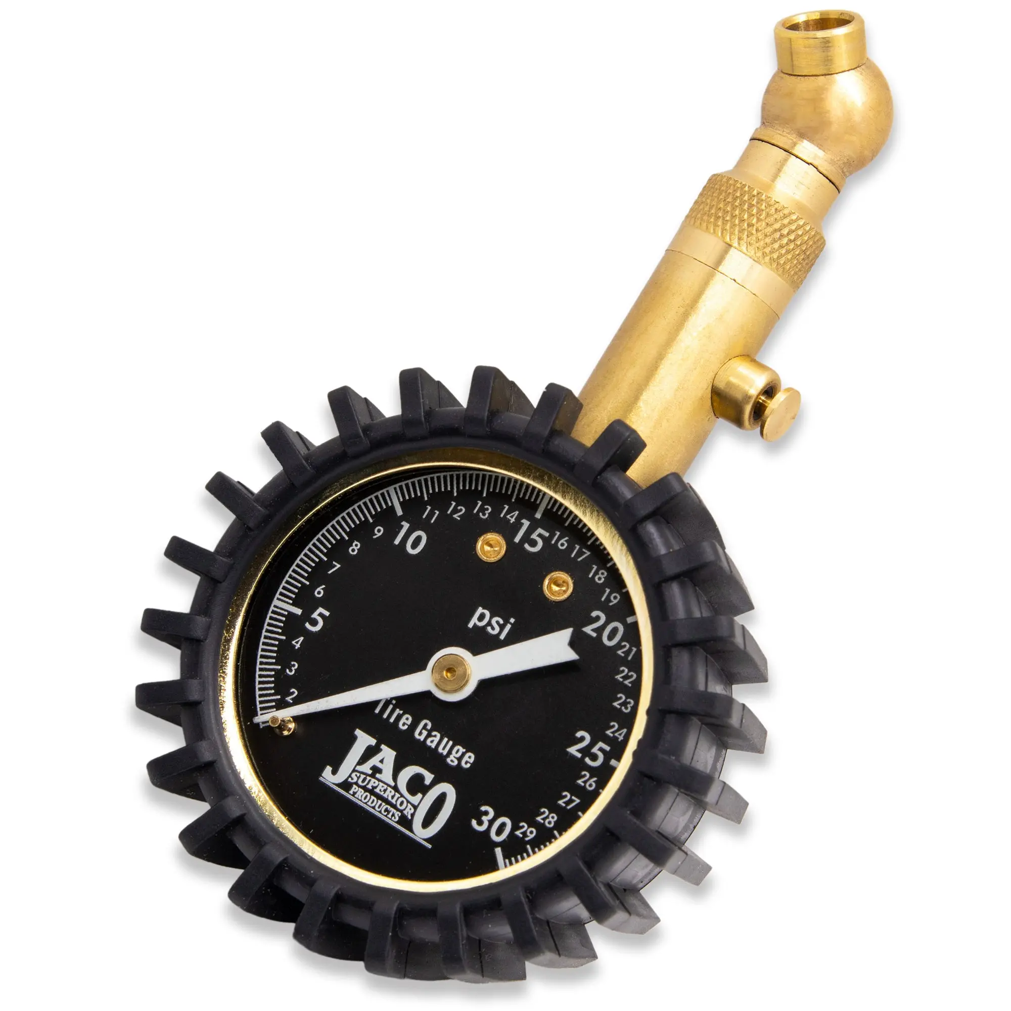 JACO Elite® Low Pressure Tire Gauge - 30 PSI, Automotive Tire Repair Tools, Accurate Tyre Pressure Tester