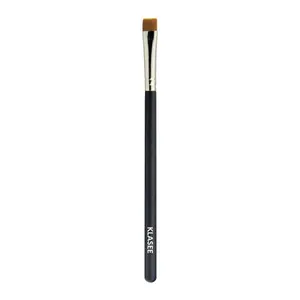 FLAT LINER BRUSH for Natural and Defined Eyebrows - Firm Synthetic Bristles for Precise Application - 6 1/4" Length - Cosmetic