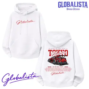 Tokyo Racing Graphic Hoodie | 100% Cotton Breathable Sun Protection Hoodie | Lightweight Anti-UV Pullover Sweatshirt | Streetwear Hip Hop Style | Oversized Unisex Fit | Soft Comfortable Casual Hoodie for Daily Wear, Outdoor, Travel S-3XL