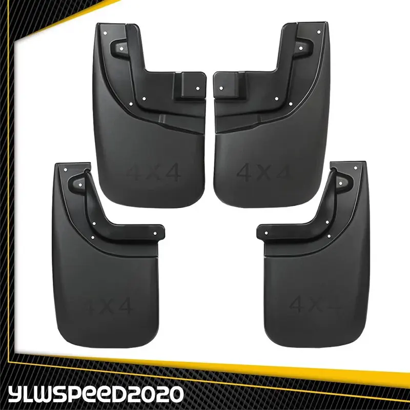 Ylwspeed2020 Toyota Tacoma 2005-2015 4x4 Mud Guards Front & Rear Splash Guards with Mounting Hardware for America