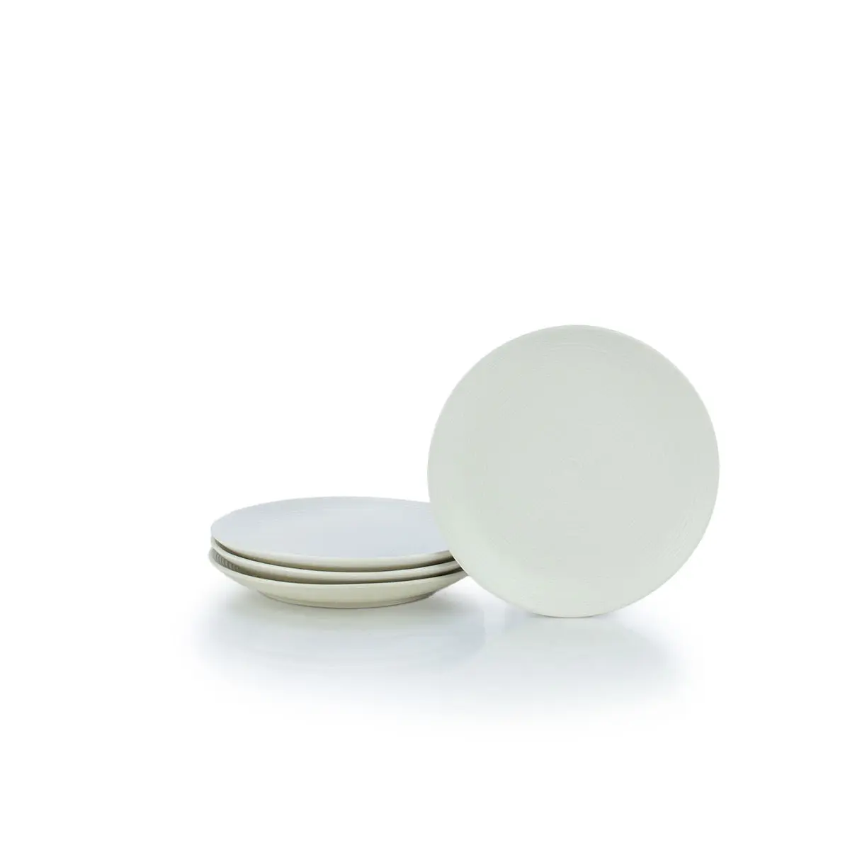 Everything Kitchens Deep Matte 8" Side Plates (Set of 4)  | Ivory
