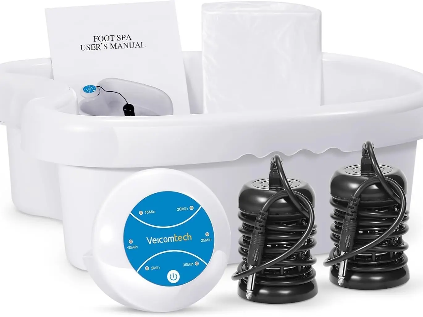 2026 Hot Selling Ionic Foot Bath Detox Machine, Viral TikTok Foot Spa Detox System for Home & Salon Use, Perfect Gift Choice with 2 Arrays & 100 Tub Liners, shiatsu foot, Plastic summerwins,summerwins