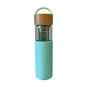 Pinky Up Glass and Silicone Travel Tea Infuser