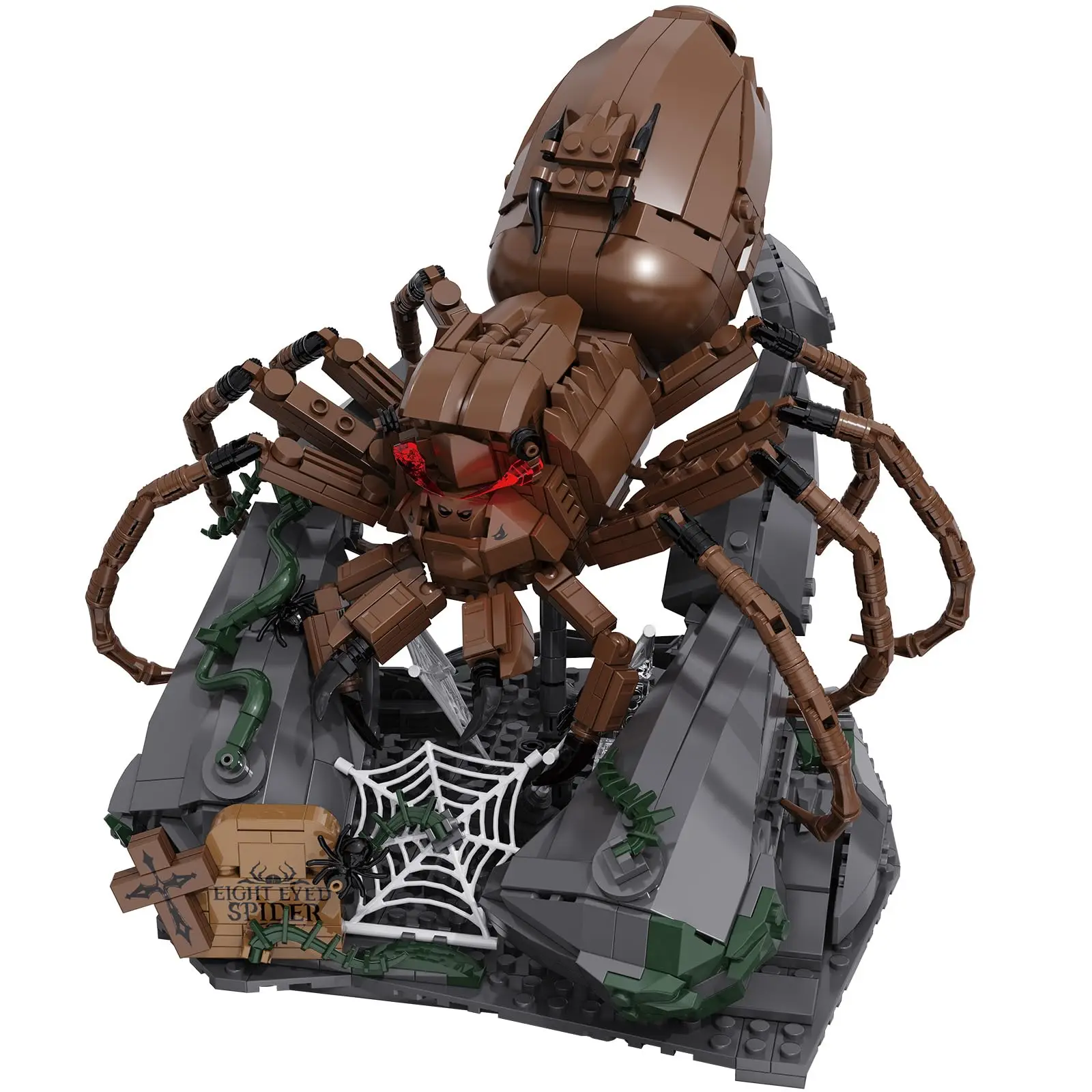 Spider Building Blocks Set, 875PCS  Model Building Blocks kit, Animal Building Brick, Creative Toys Gifts for Adults and Teens summerwins