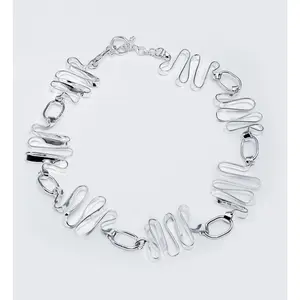 Candy Swirl Sterling Silver Necklace