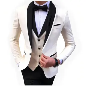 Suit Banquet Dress Men's Three-piece High-end Business Groom
