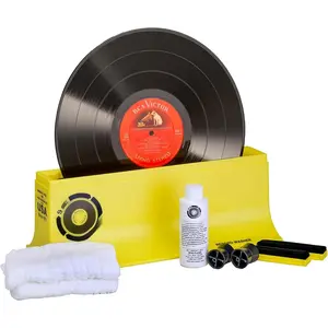 - Record Washer Kit | Vinyl Record er | Record ing Kit | -Free Solution | Snap-in Rollers | Wedge-Fit Brushes | 2 Lint-Free Drying Cloths |  for 33, 48 & 78 RPM