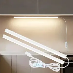 USB Powered Under Cabinet Light, LED Under Cabinet Light with Remote Control, Dimmable LED Light Bar for Kitchen, Living Room, Bedroom