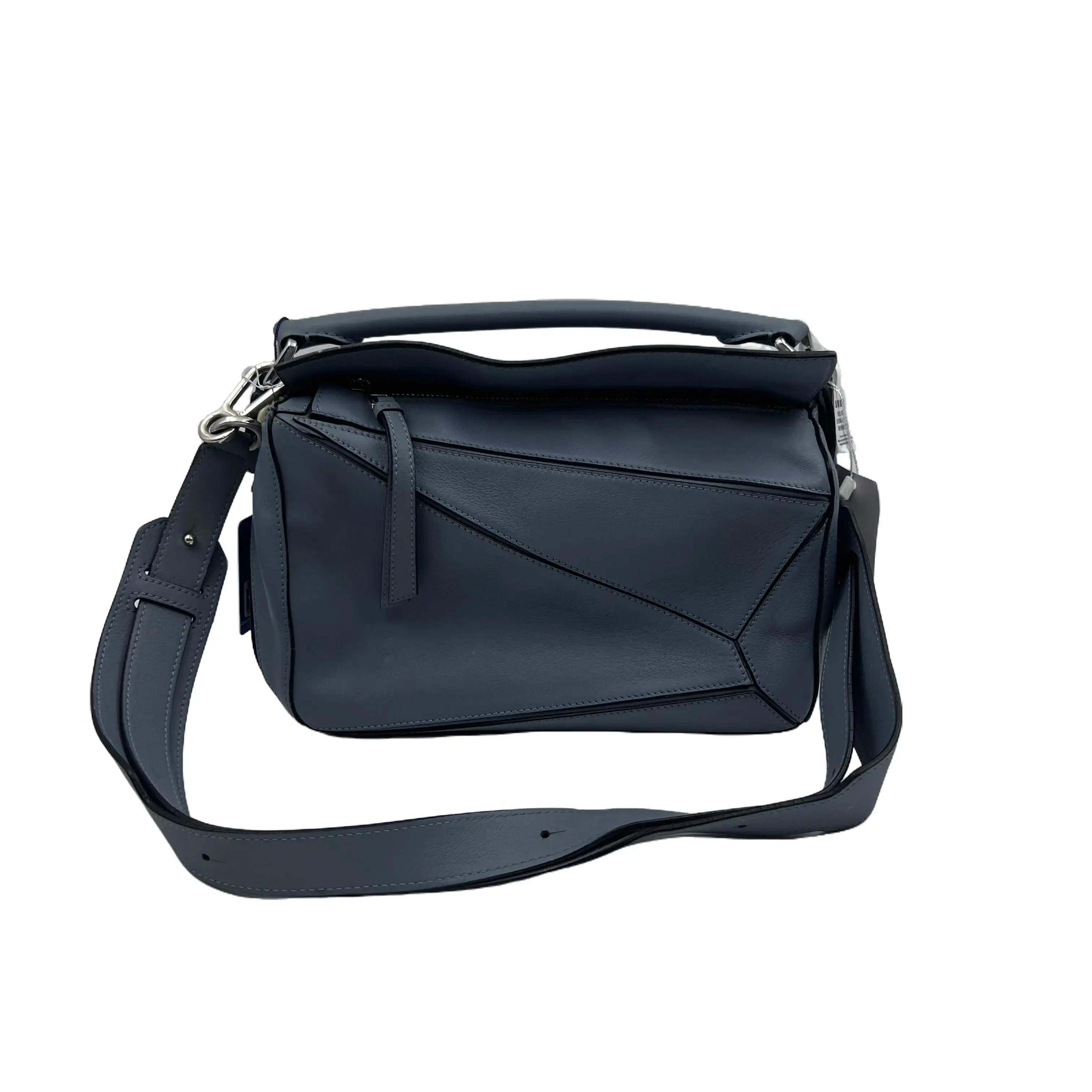 Pre-owned Loewe France Crossbody Bags Puzzle Series blue small Geometric Bag "Puzzle Bag" hz62843