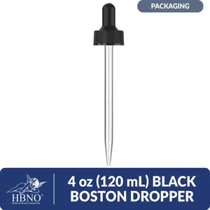 4 oz (120 ml) Black Boston Dropper