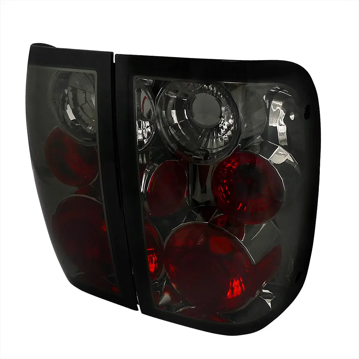 2001-2005 Ranger Tail Lights (Chrome Housing/Smoke Lens)