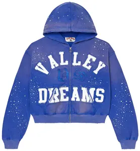 VALE Forever Classico Zip Up Hoodie Sapphire Blue