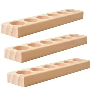 Double-Layer 12-Hole Solid Wood Essential Oil Stand, Organizer & Display Rack for Essential Oil Bottles, Versatile Desktop Home Decor