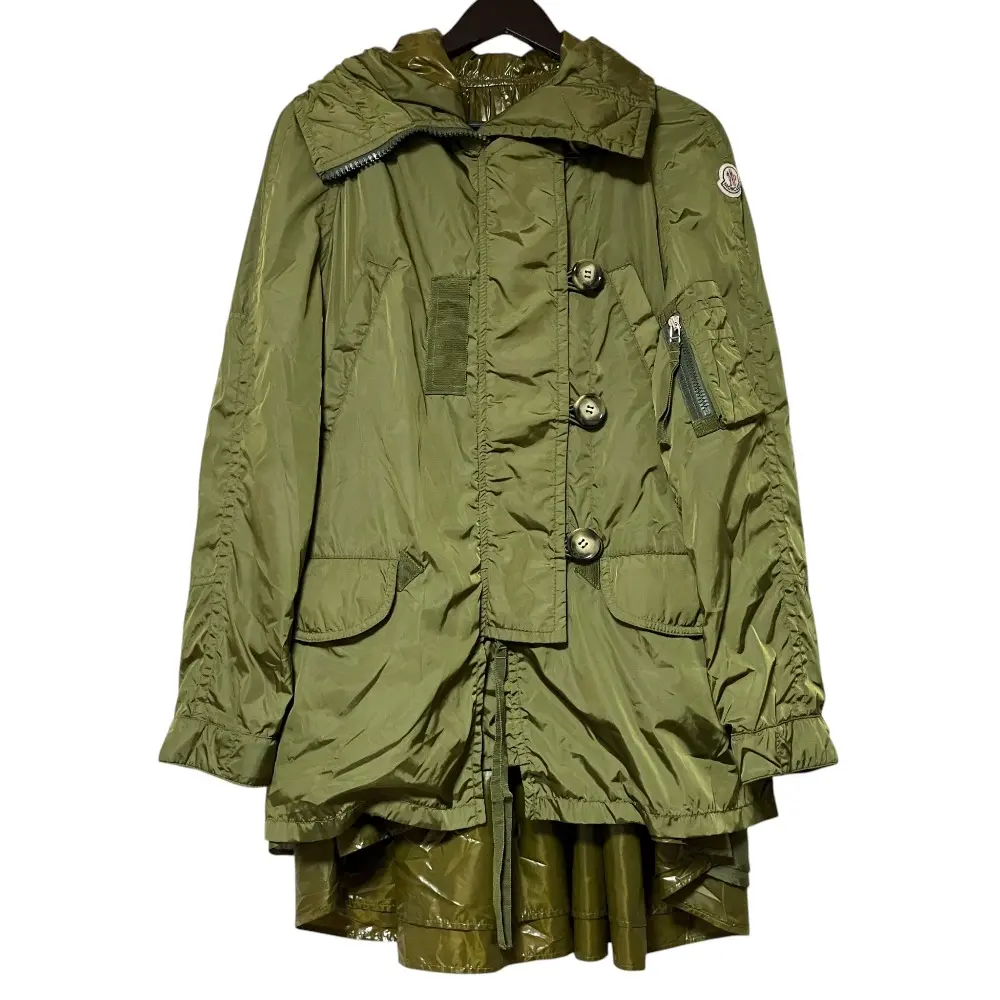 Pre-owned MONCLER Nylon Small Leather Goods Sacai SORA Hooded Jacket