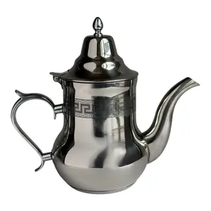 Etched Stainless Steel Moroccan Style Tea Pot - 1.2L