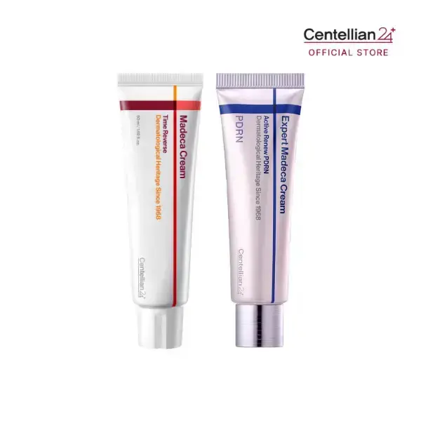 K‑Beauty Madeca Cream Dual Set 50ml, PDRN & TECA Infused, Firming, Soothing, Deep Hydration, Skin Barrier Care, Suitable for All Skin Types