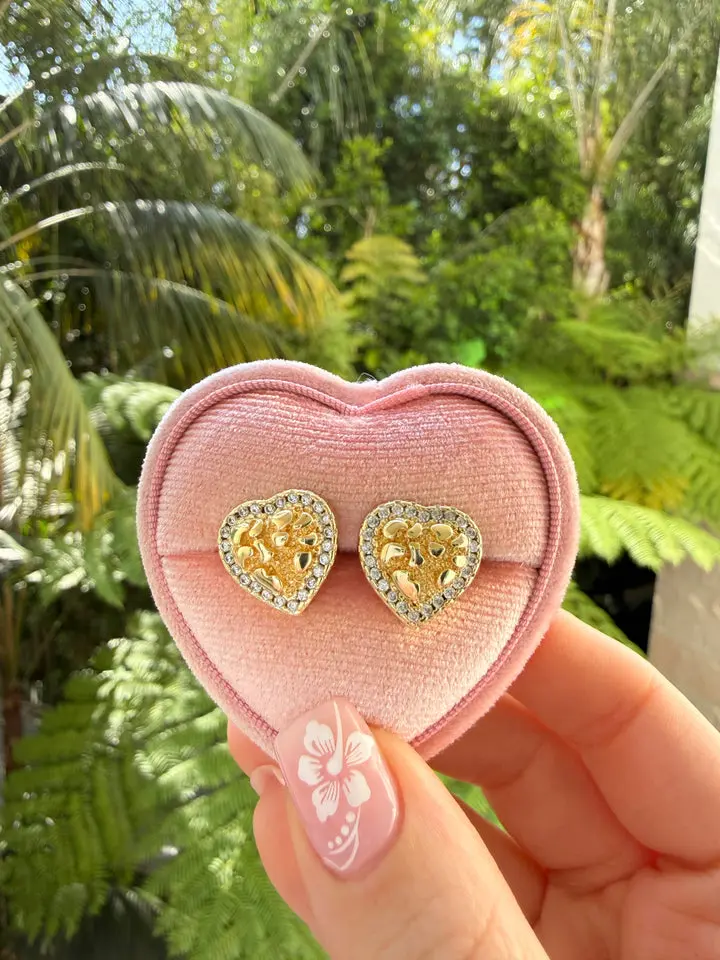 Diamond Nugget Earrings