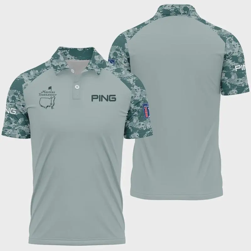 Masters Tournament Inspired Golf Polo Shirt with Lightweight Breathable Fabric and Championship Style Comfort