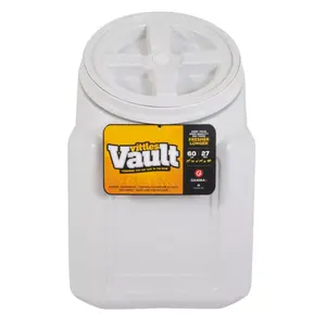 Gamma2 Vittles Vault Outback Stackable Plastic Dry Pet Food Storage Container for Dogs, Gray 60 Pound Capacity BPA Free Airtight Food Bin with Leak Resistant Gamma Seal for Fresh Kibble and Odor Prevention