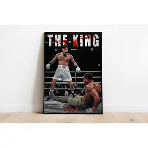 Ryan Garcia boxing poster wall art