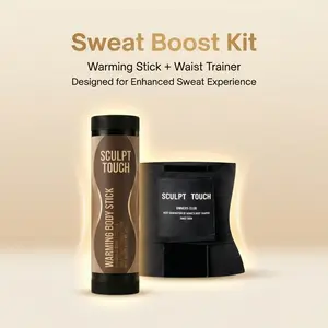 Sculpt Touch 3-in-1 Contour bundle: Waist Trainer + Warming Stick + Sauna Girde Fabric Fabric Sculpt Touch 3-in-1 Contour bundle: Waist Trainer + Warming Stick + Sauna Girde Fabric Fabric