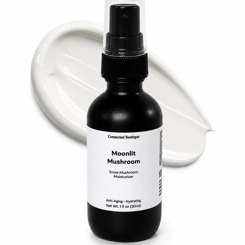 Moonlit Mushroom Facial Moisturizer – Snow Mushroom & Green Tea by Connected Boutique