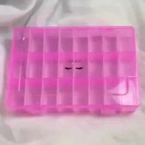 Classy Case - Pink Storage Container with Clear Design