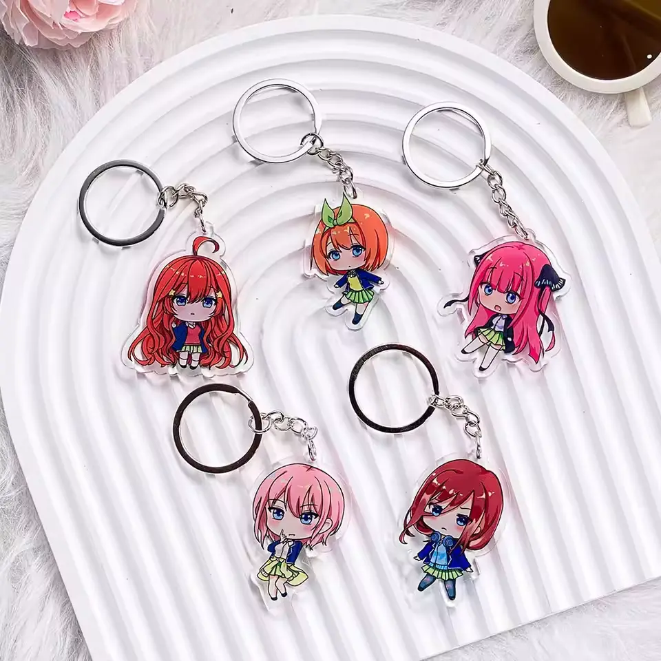 The Quintessential Quintuplets Acrylic Keychain, Great For Daily Use Or As Thoughtful Little Gifts For Your Friends And Yourself
