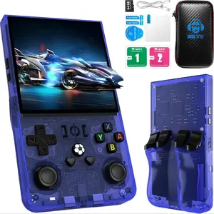 R36max Retro Handheld Game Console, 4.0 Inch 720x720 IPS Screen, over 18,000 Classic Games, Portable Open Source Linux System, 4000mah Battery, Portable Gaming System