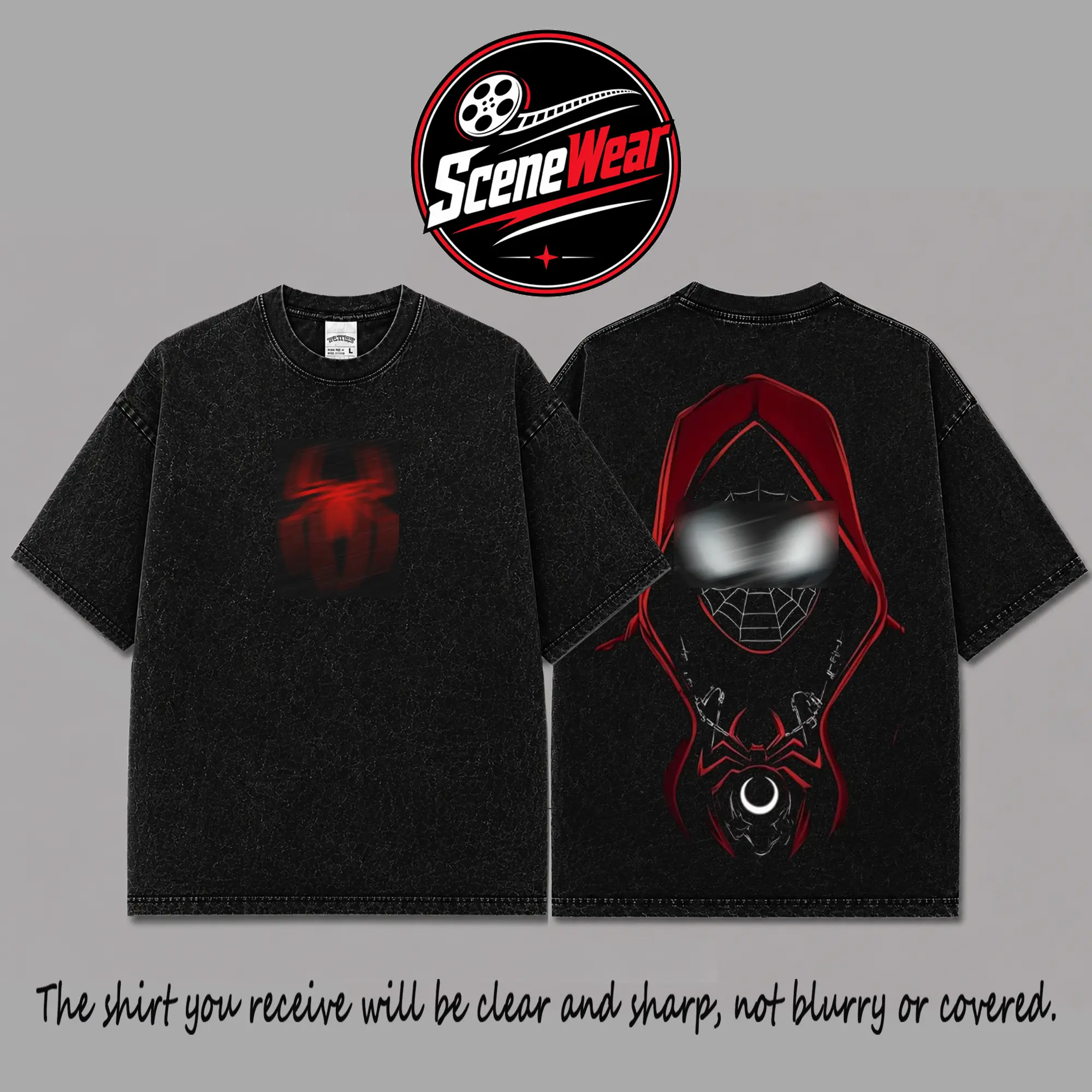 Spidey Brand New Day Inspired Oversized Black Graphic T-Shirt V19, Comic Fan Tee, Vintage Y2K Superhero Streetwear Shirt, Retro Movie Style Cotton Unisex Top, Gift for Hero Fans