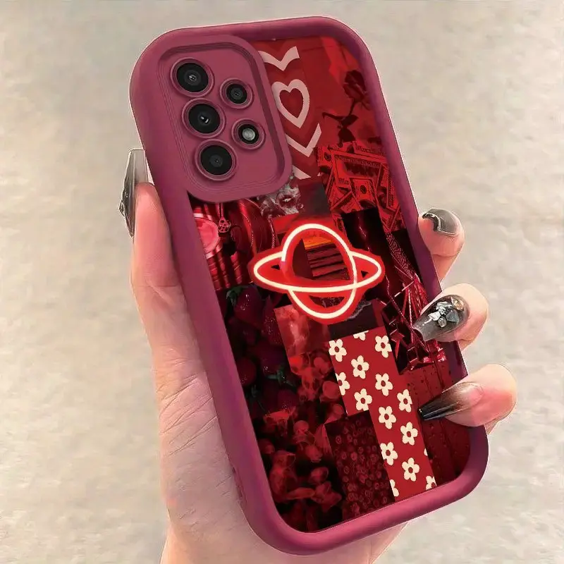 Phone case: Suitable for Galaxy A03/A04e/A05s/A10s/A11/A12/A13/A14/A15/A20/A21s/A22/A23/A24/A25/A30/A30s/A31/A32/A33/A34/A35/A50/A52/A53/A54/A55/A70/A71/A72/S20/S21FE/S22/S23+/S24/S24 Ultra/M10s/M12/M13/M32 Dustproof and Shockproof, Luxurious