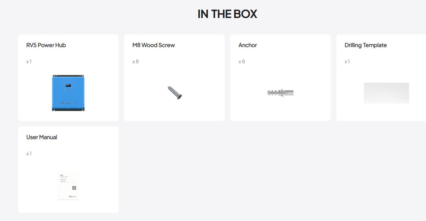 BLUETTI RV5+B4810 5000W Power Hub with 6000+ Cycles LiFePO4 Battery Solar & Vehicle Charging Travel UL-Certified IP65 Water-Resistant