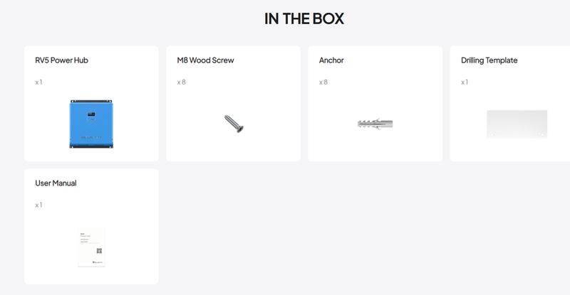 BLUETTI RV5+B4810 5000W Power Hub with 6000+ Cycles LiFePO4 Battery Solar & Vehicle Charging Travel UL-Certified IP65 Water-Resistant