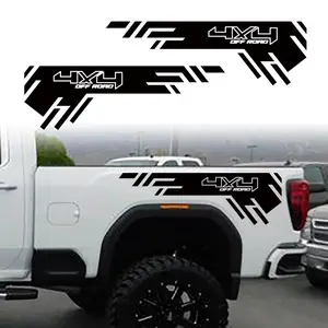 4X4 ATV Side Body Sticker, Pack of 2, for Pickup Trucks, Sport Suits, Vinyl Stickers, Exterior Trim
