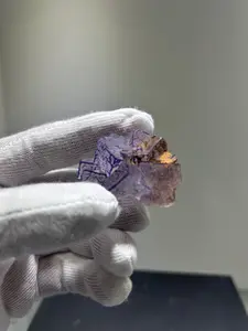 From Guizhou, China, purple fluorite, high-end ornaments for mineral lovers have their own good luck aura and high collection value